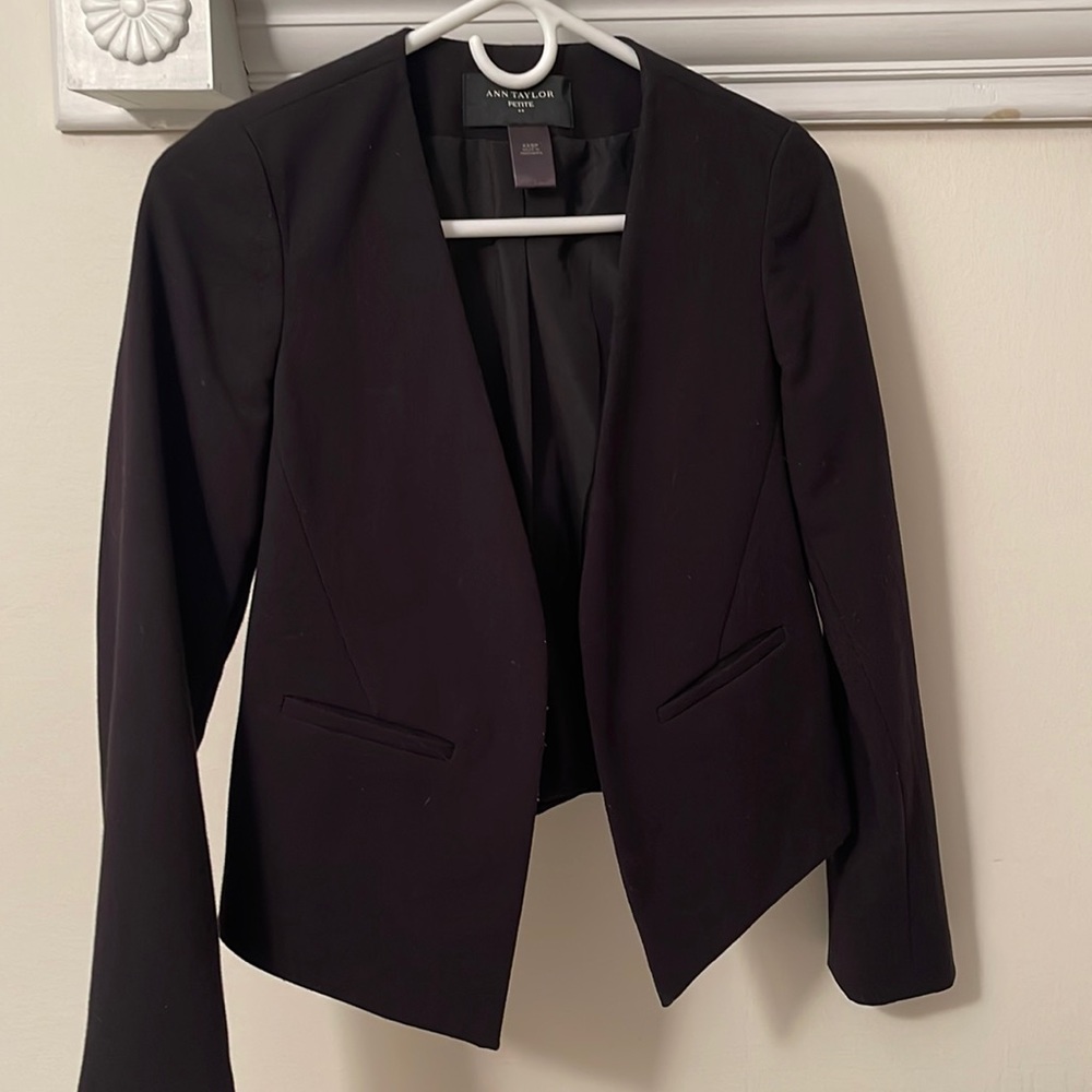 Black suit jacket Ann Taylor XXSP